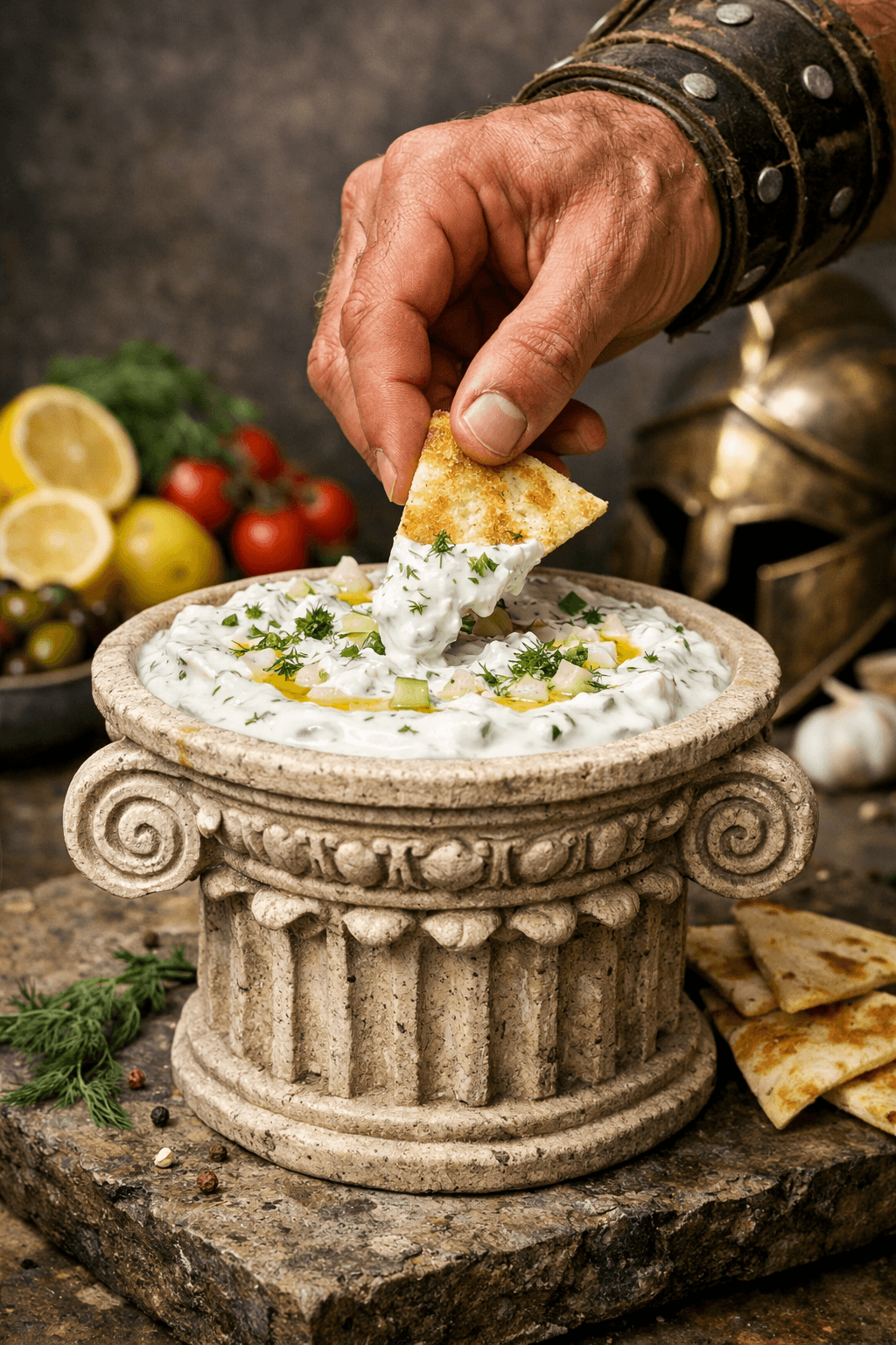 Gladiator Bowl of Tzatziki